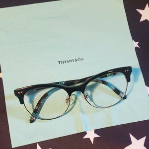 LAST CHANCE - Tiffany & Co. Eyeglasses TF2156 8001 Black Silver Frames